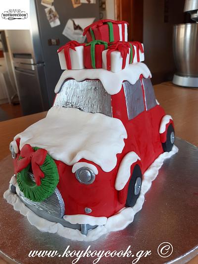 CHRISTMAS CAR CAKE - Cake by Rena Kostoglou