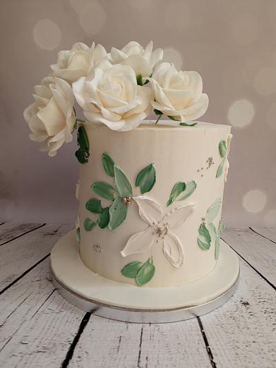 Wedding cake  - Cake by Evdokia Tzalla