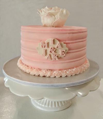 Happy wedding 2 - Cake by Anchored in Cake