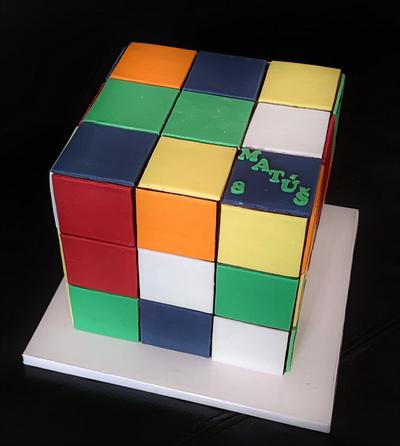 Rubik's Cube - Cake by OSLAVKA