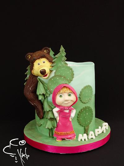 Masha and the Bear  - Cake by Diana