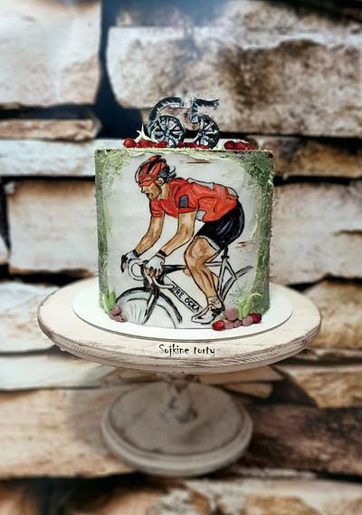 Bike cake:) - Cake by SojkineTorty