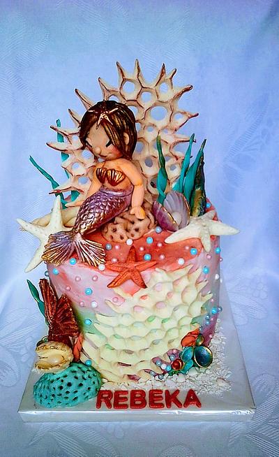 Little mermaid  - Cake by Édesvarázs