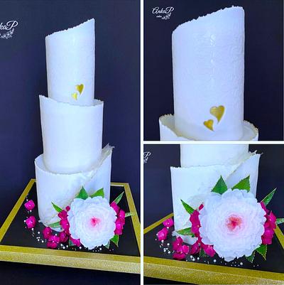 Wedding cake - Cake by AnkaP