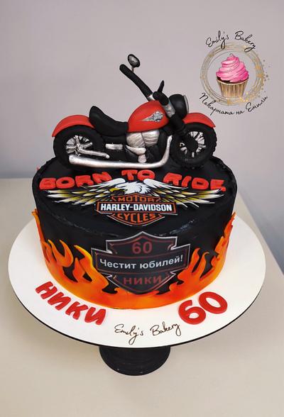 Harley Davidson Inspired Fondant Cake Topper - Etsy UK
