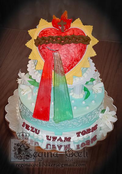 Jezu Ufam Tobie - Cake by Regina Coeli Baker