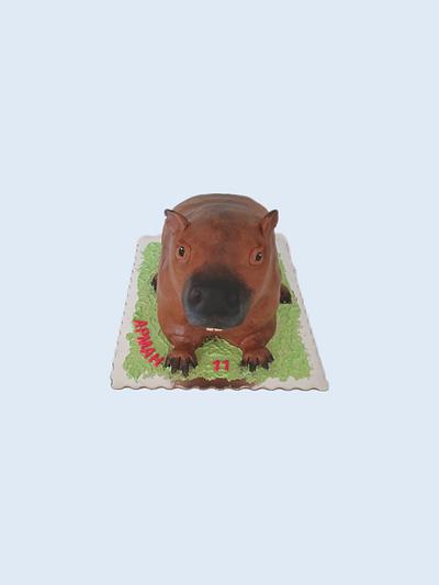 Capibara cake  - Cake by DilqnaMarinovan7vm1ksn