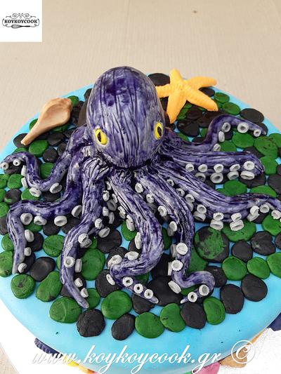 OCTOPUS BIRTHDAY CAKE - Cake by Rena Kostoglou