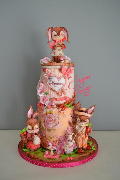 Martina 's Tea party 🎉 - Cake by Tanya Shengarova