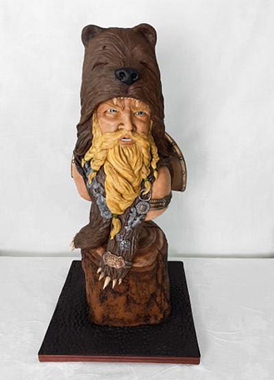 the bust of my viking - Cake by Nicole Veloso