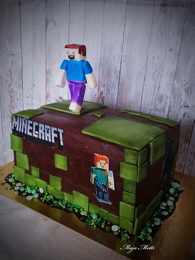 Minecraft - Cake by Maja Motti