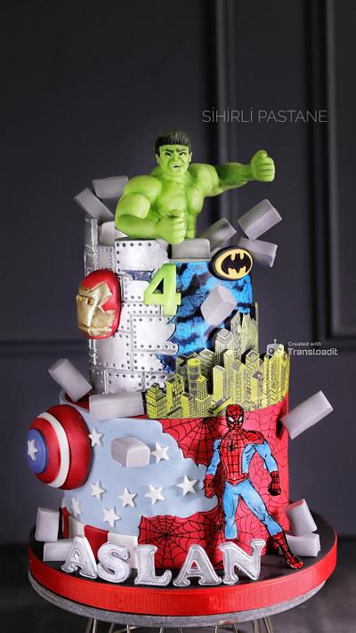 Super Hereos Cake - Cake by Sihirli Pastane