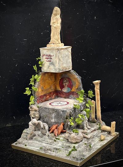 Pompeii - Cake by 59 sweets