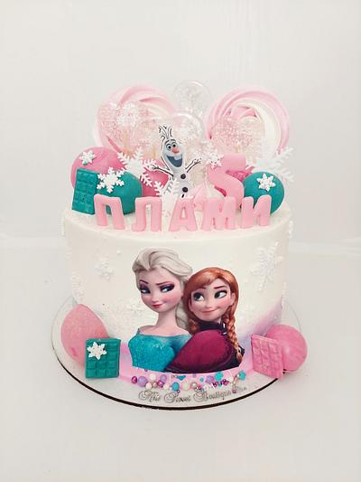 Elsa, Anna ,Olaf - Cake by Kristina Mineva