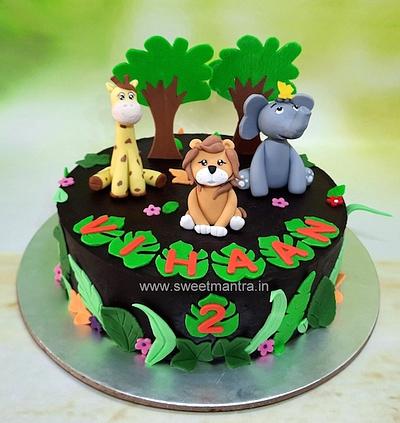Jungle cake - Cake by Sweet Mantra Homemade Customized Cakes Pune
