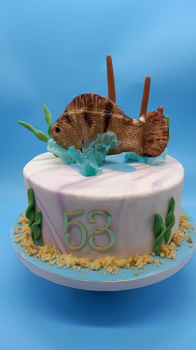 Time to go fishing! - Cake by Bantii