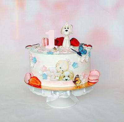 First birthday - Cake by jitapa