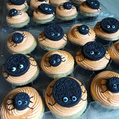 Spider Cupcakes  - Cake by Wendy Army