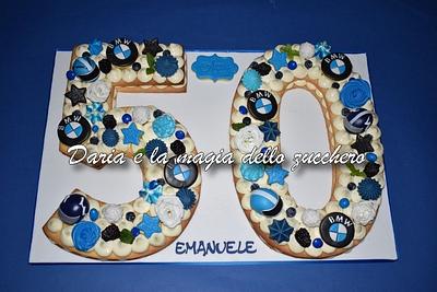 Blue cream tarte - Cake by Daria Albanese