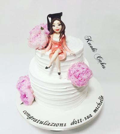 Torta per Laurea  - Cake by Donatella Bussacchetti