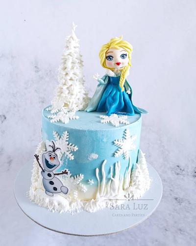 Elsa Frozen Cake - Cake by Sara Luz