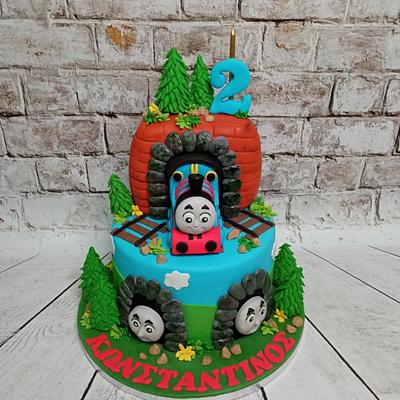 Tomas the train - Cake by Evdokia Tzalla
