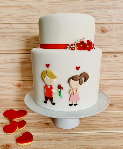 San Valentino  - Cake by Annette Cake design