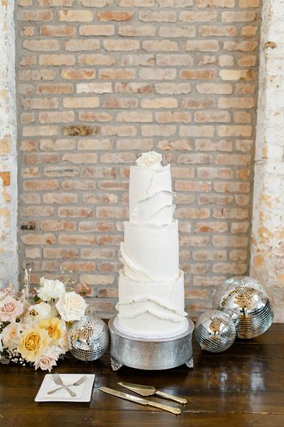 Winter Wedding Cake - Cake by Brandy-The Icing & The Cake