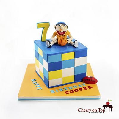 Jeffy the puppet cake.. - Cake by Cherry on Top Cakes