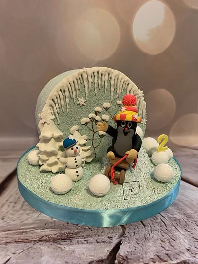 Mole in winter - Cake by Renatiny dorty