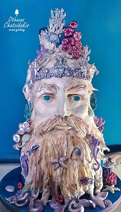 Sculpture of Neptune - Cake by Othonas Chatzidakis 