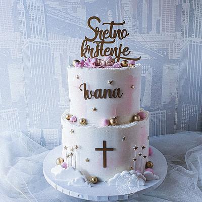 Christening girl cake - Cake by Sanjin slatki svijet