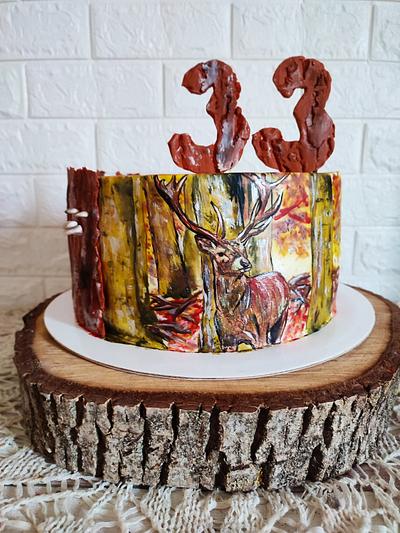Autumn hunter season cake - Cake by RekaBL86