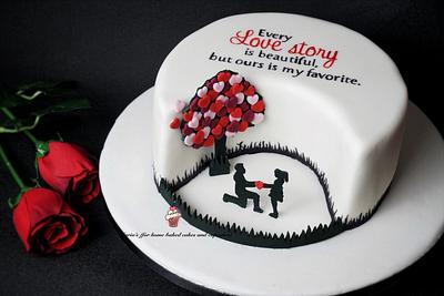 Love Story Cake - Cake by Maria's