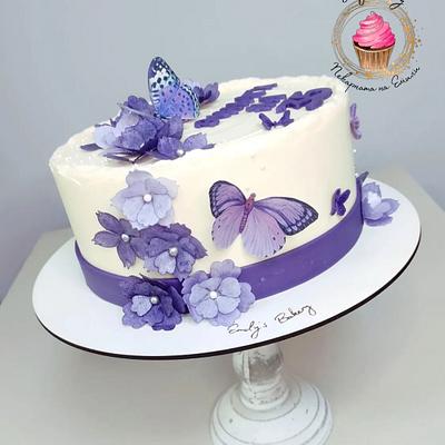 Flower cake  - Cake by Emily's Bakery