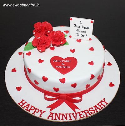 Special Designer Anniversary cake - Cake by Sweet Mantra Homemade Customized Cakes Pune