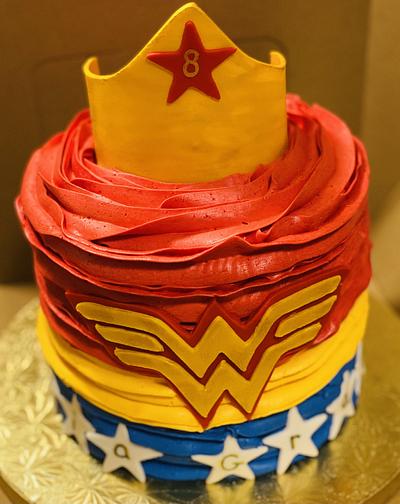 Wonder Woman Birthday - Cake by MerMade