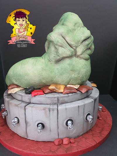 Jabba the Hutt y Princesa Leia - Cake by Lore Dominguez  Llop