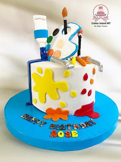 Fine art theme cake - Cake by Jojo