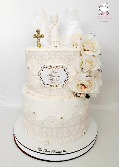 Christening cake - Cake by Kristina Mineva