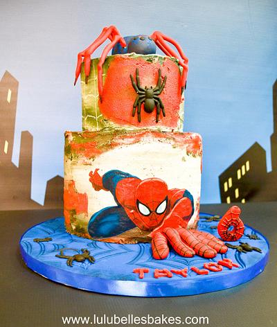 Spiderman - Cake by Lulubelle's Bakes