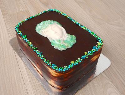 Green lady  - Cake by Janka