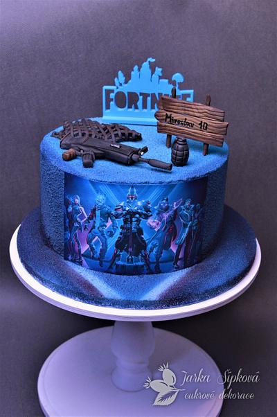 Fortnite cake - Cake by JarkaSipkova