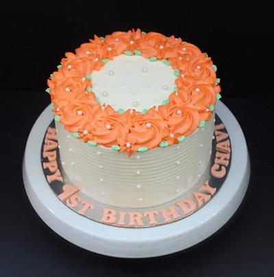 Eggless Pineapple Fresh Cream Cake - Cake by Shilpa Kerkar