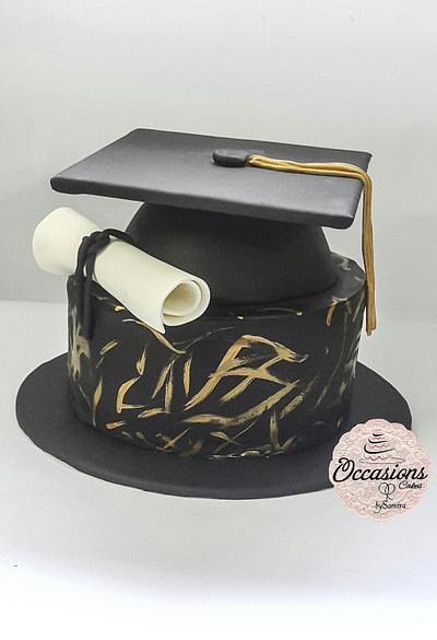Graduation Hat Cake - Cake by Occasions Cakes
