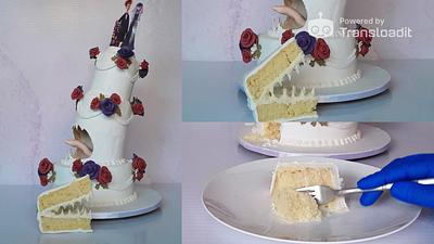Hotel Transylvania 2 screaming wedding cake - Cake by edibleelegancecakeszim