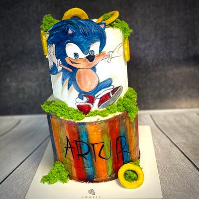 Sonic - Cake by 59 sweets