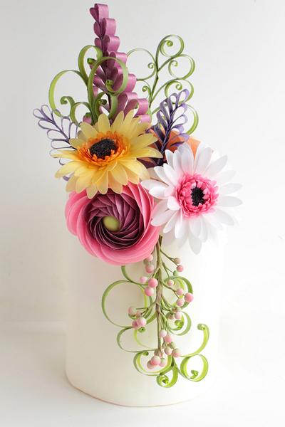 Mother's Day Wafer Bouquet - Cake by Kara Andretta - Kara's Couture Cakes