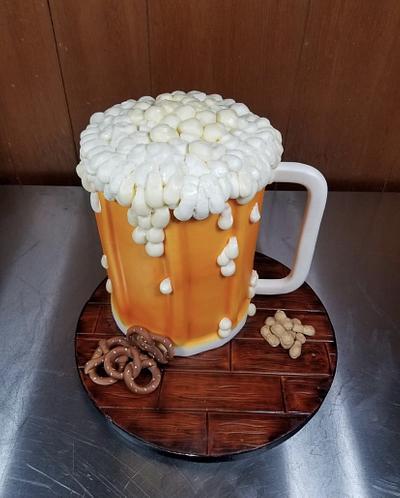 Beer mug cake - Cake by Naturepixie