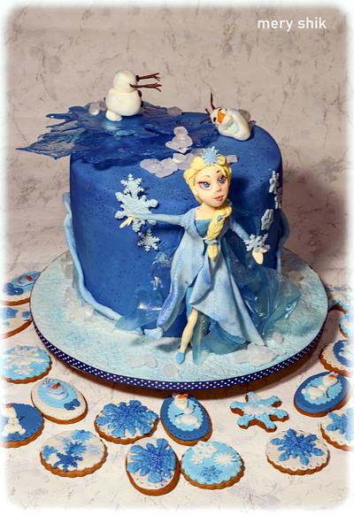 FROZEN with Elza and Olaf - Cake by Maria Schick